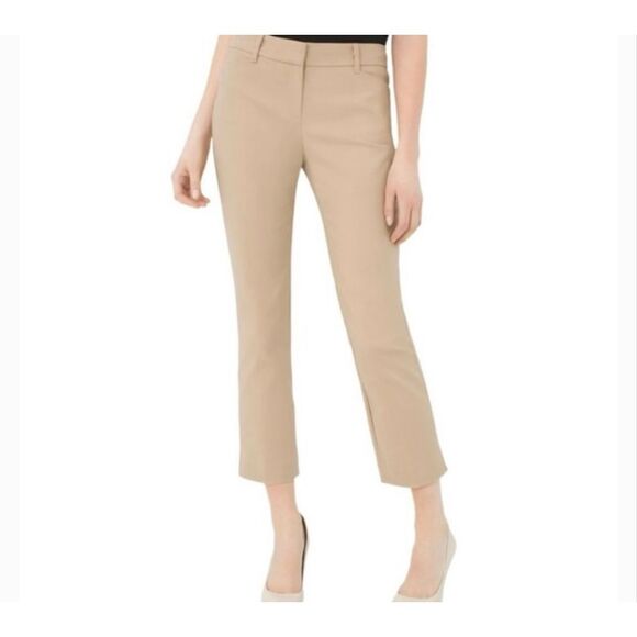 White House Black Market NWT Perfect form chino crop pant size 6 - Picture 1 of 12